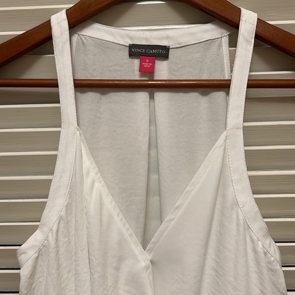 154. Vince Camuto Surplice Wrap Blouse in New Ivory - Picture 7 of 14